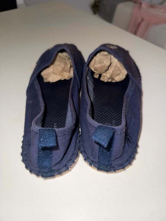 Polo Ralph Lauren Mens Barron Polo Bear Canvas Espadrille Slip-On Shoes Navy main image 6